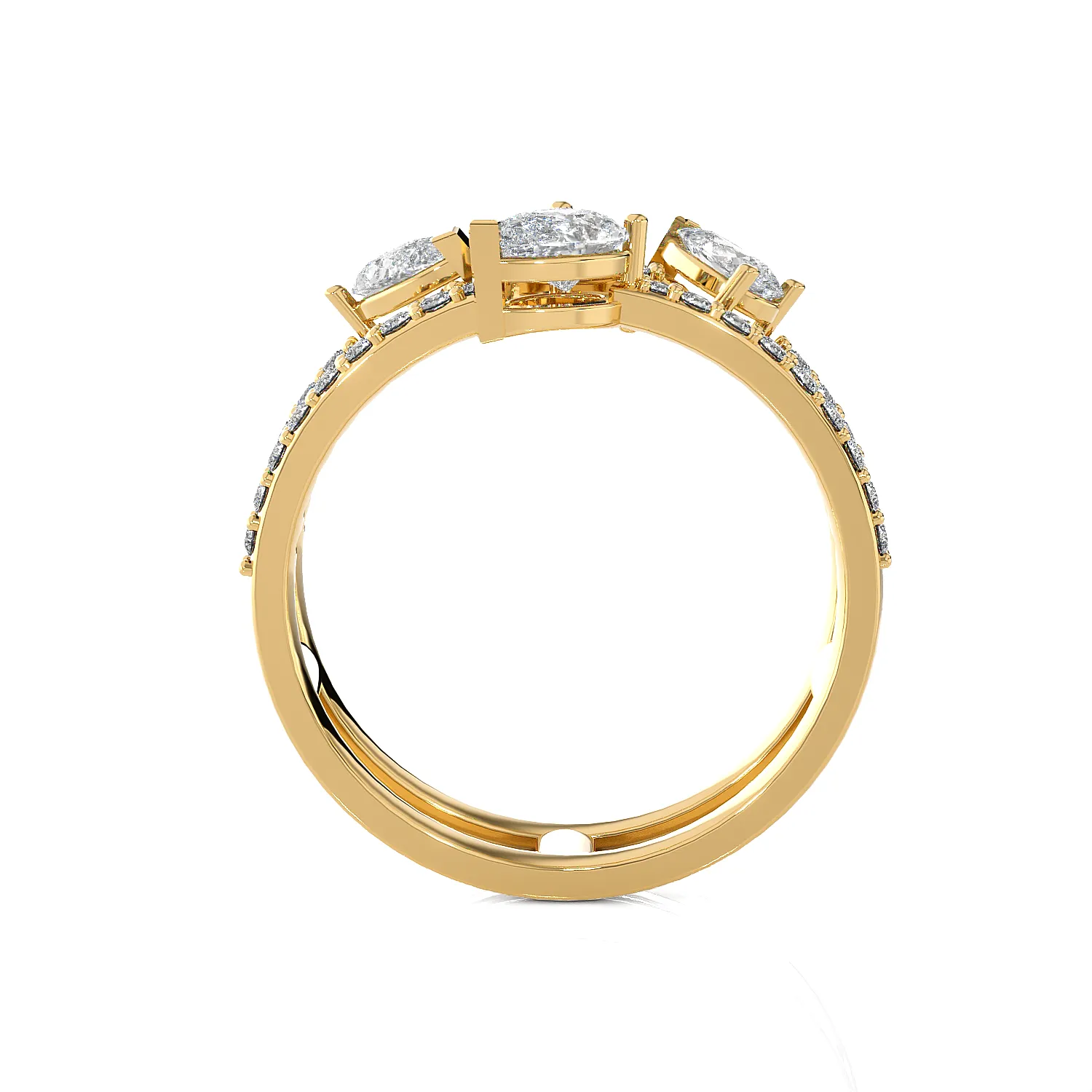 1 1/3 ctw Multi-Shape Lab Grown Diamond Ring