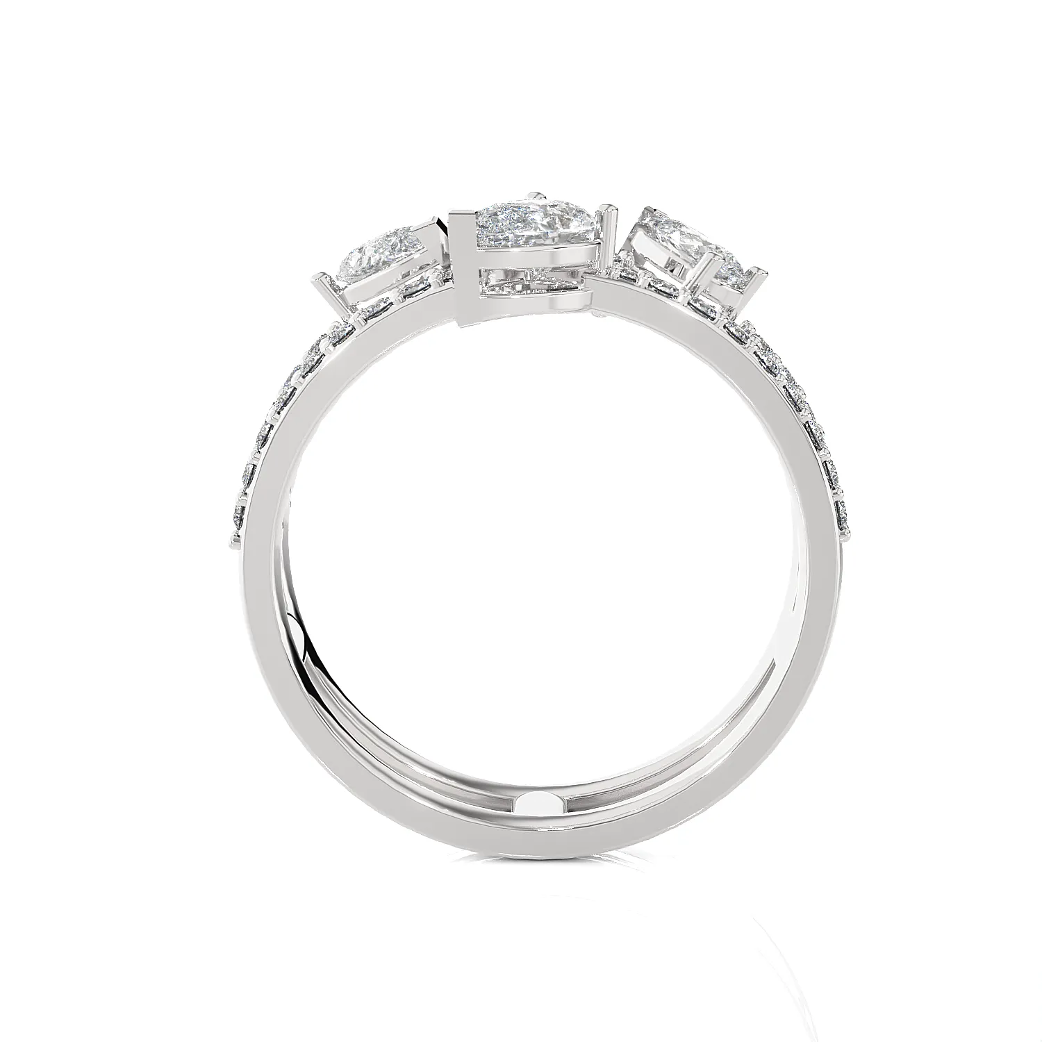 1 1/3 ctw Multi-Shape Lab Grown Diamond Ring