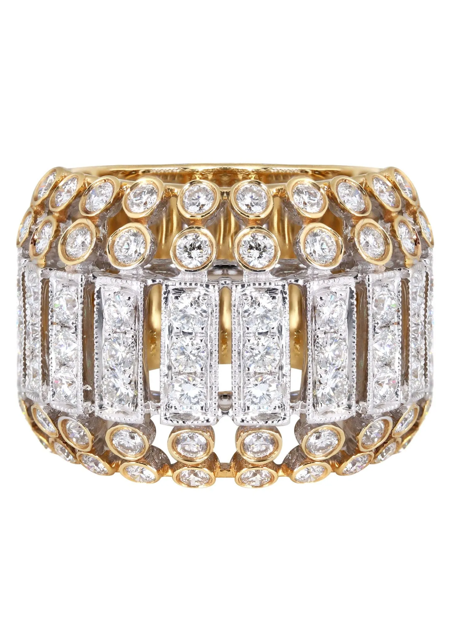 14K Ladies Diamond Cocktail Ring | 2.41 Carats | 15.69 Grams