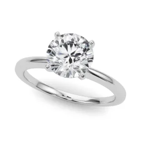 14K White Gold 2 CTW Lab Grown Diamond Engagement Ring (100016)