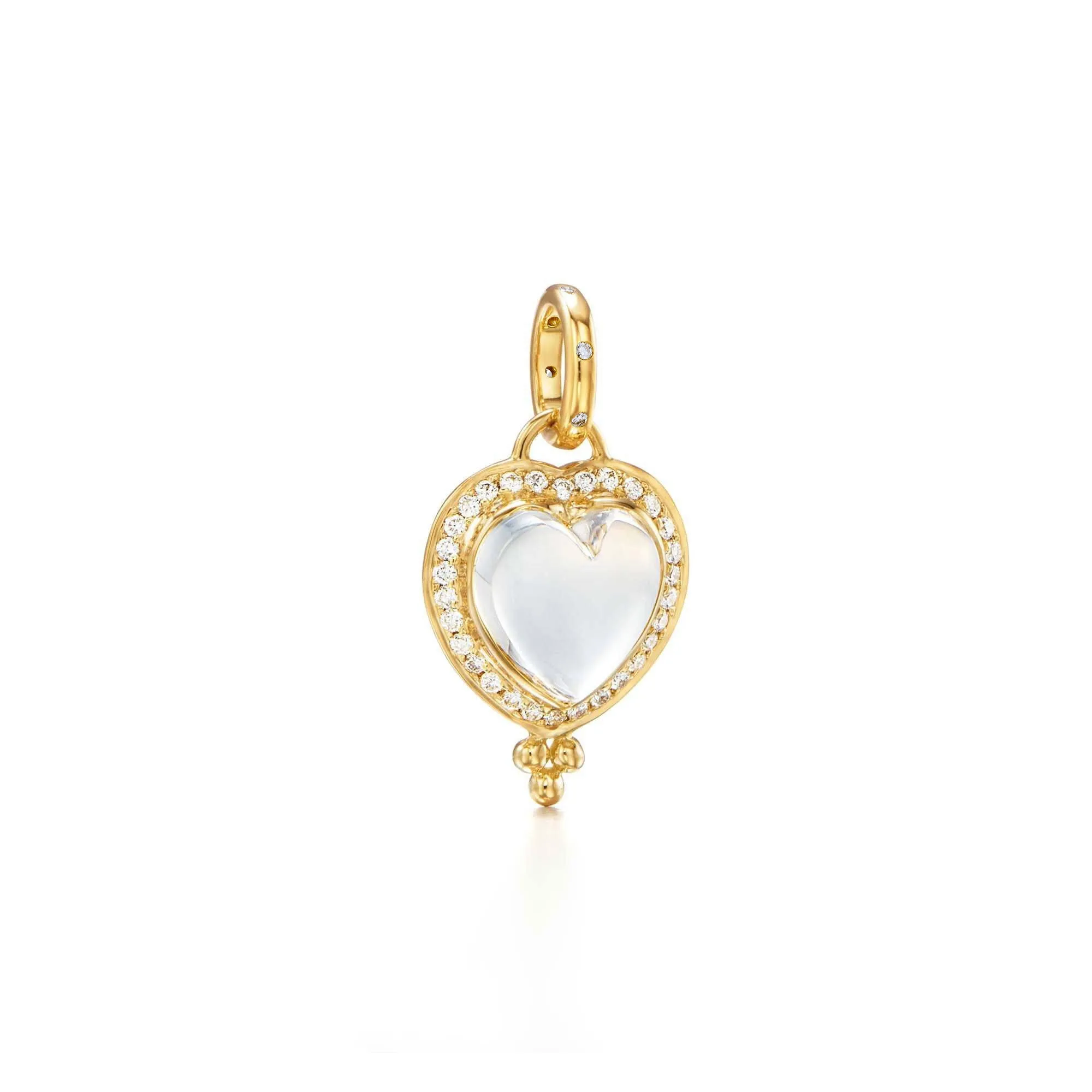 18K Pavé Heart Pendant