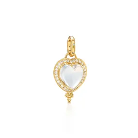 18K Pavé Heart Pendant