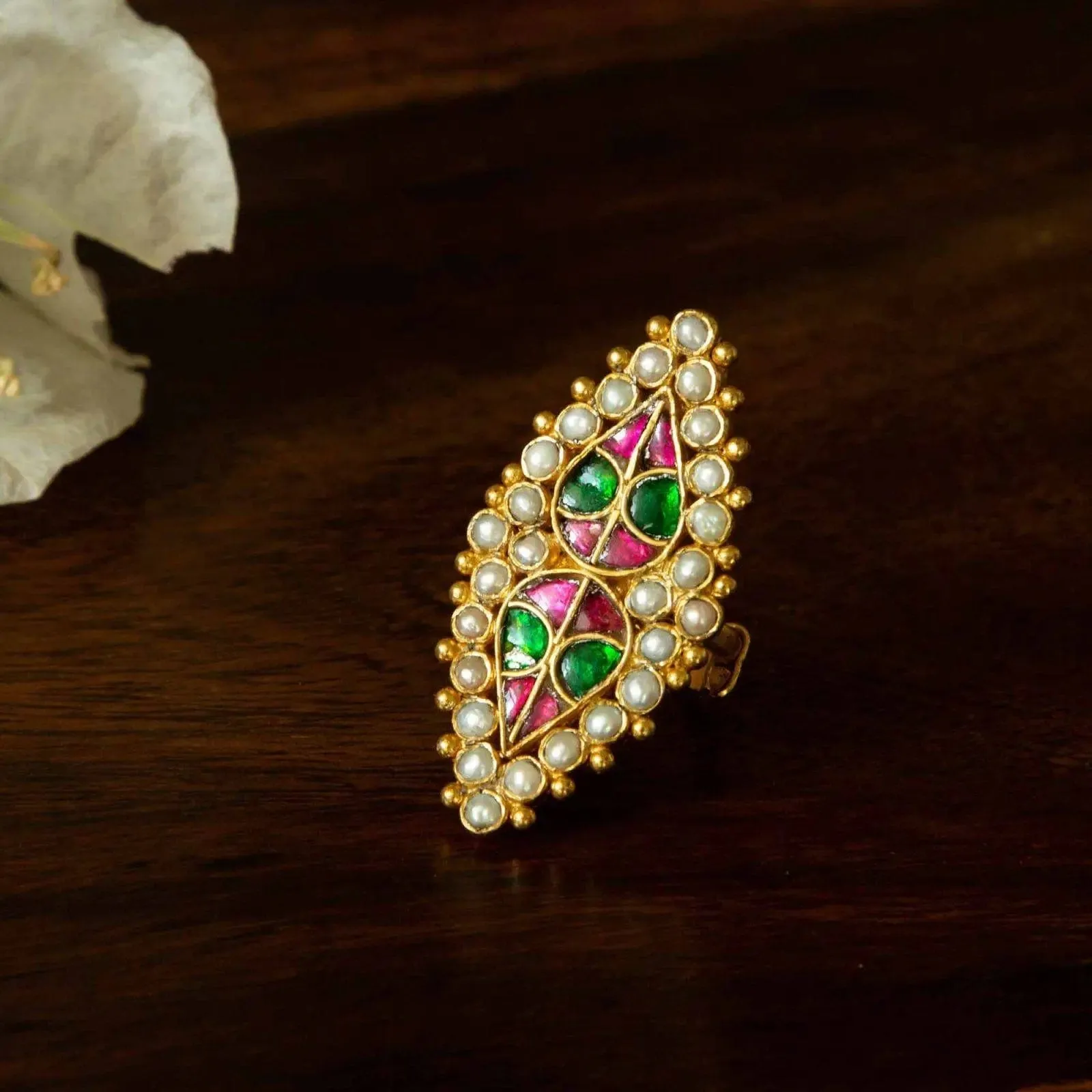 92.5 Silver Jadau Ring