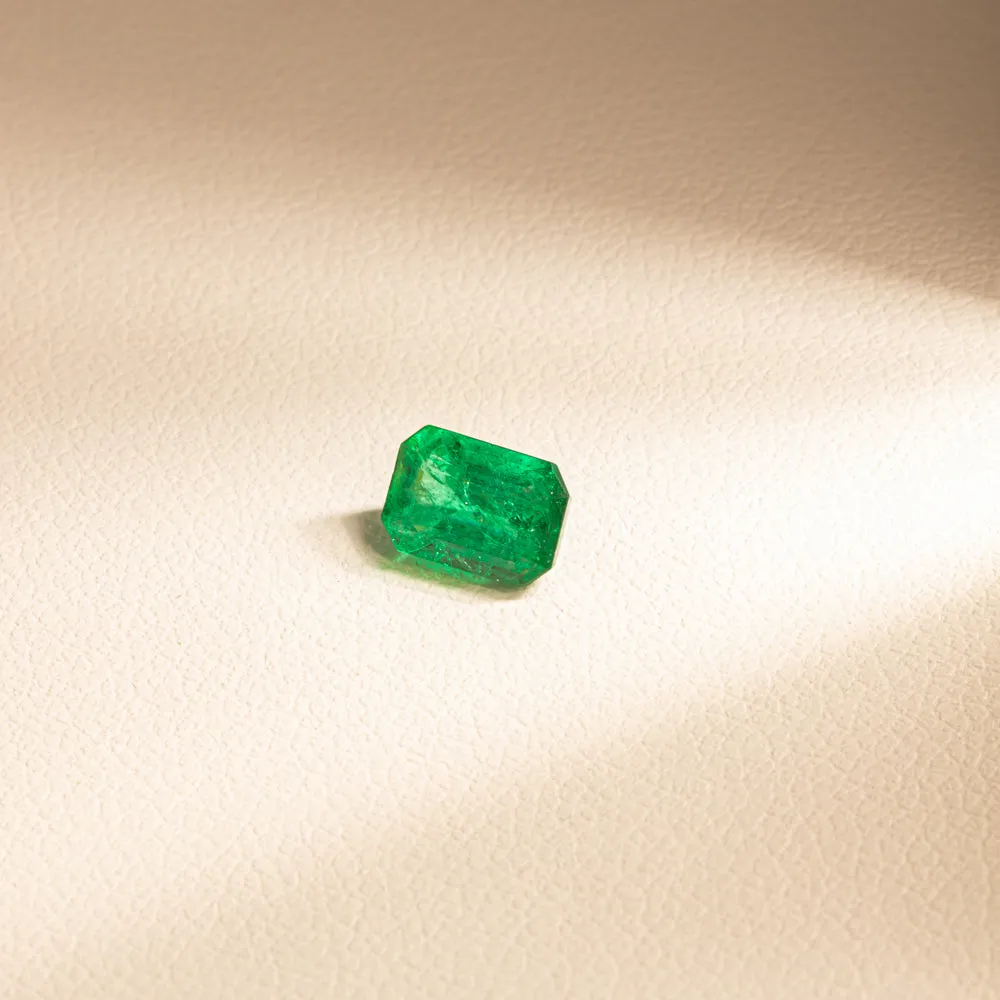 9ct Yellow Gold Emerald Ring