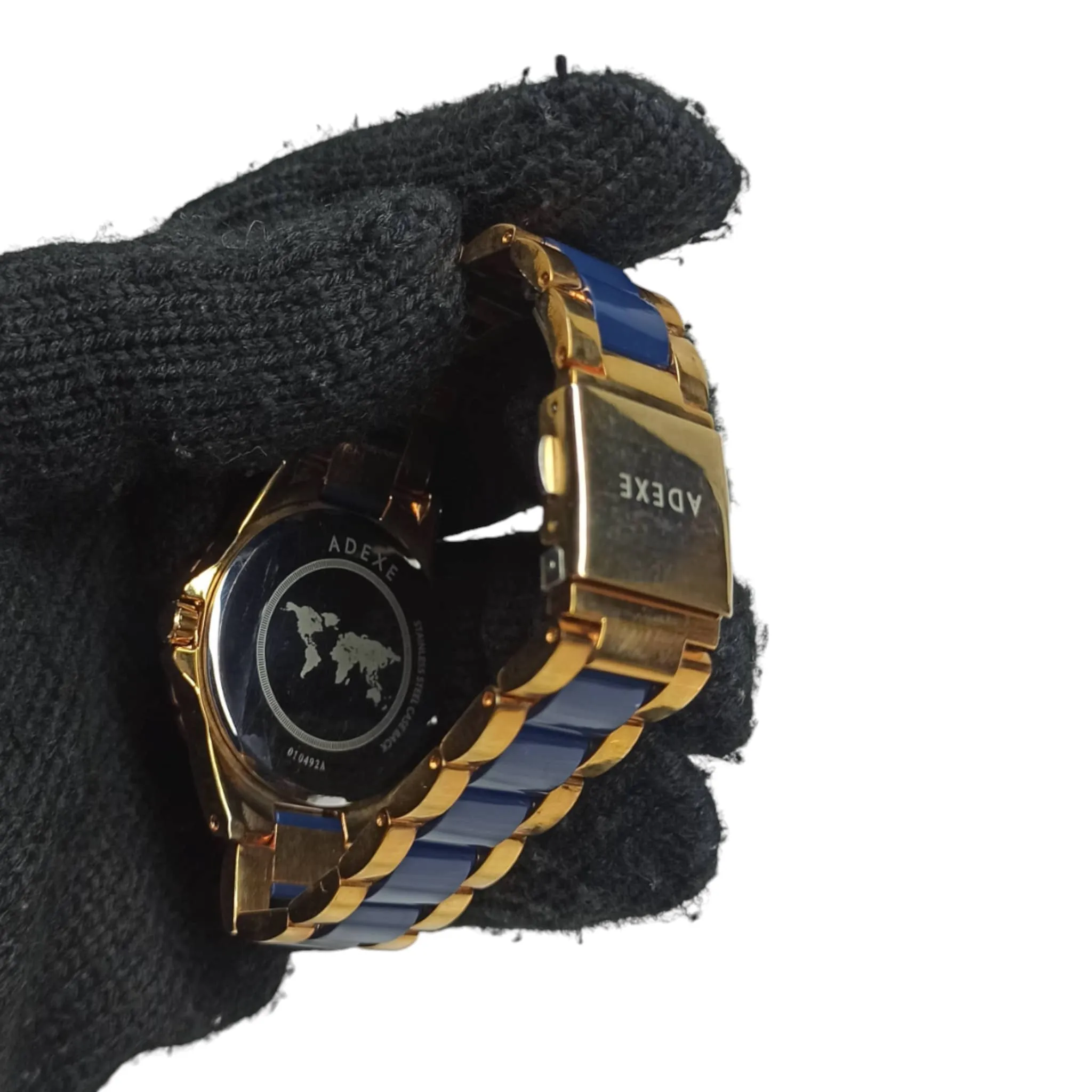 Adexe - Original - Rose Gold/Dark Blue - Quartz - Women's Watch