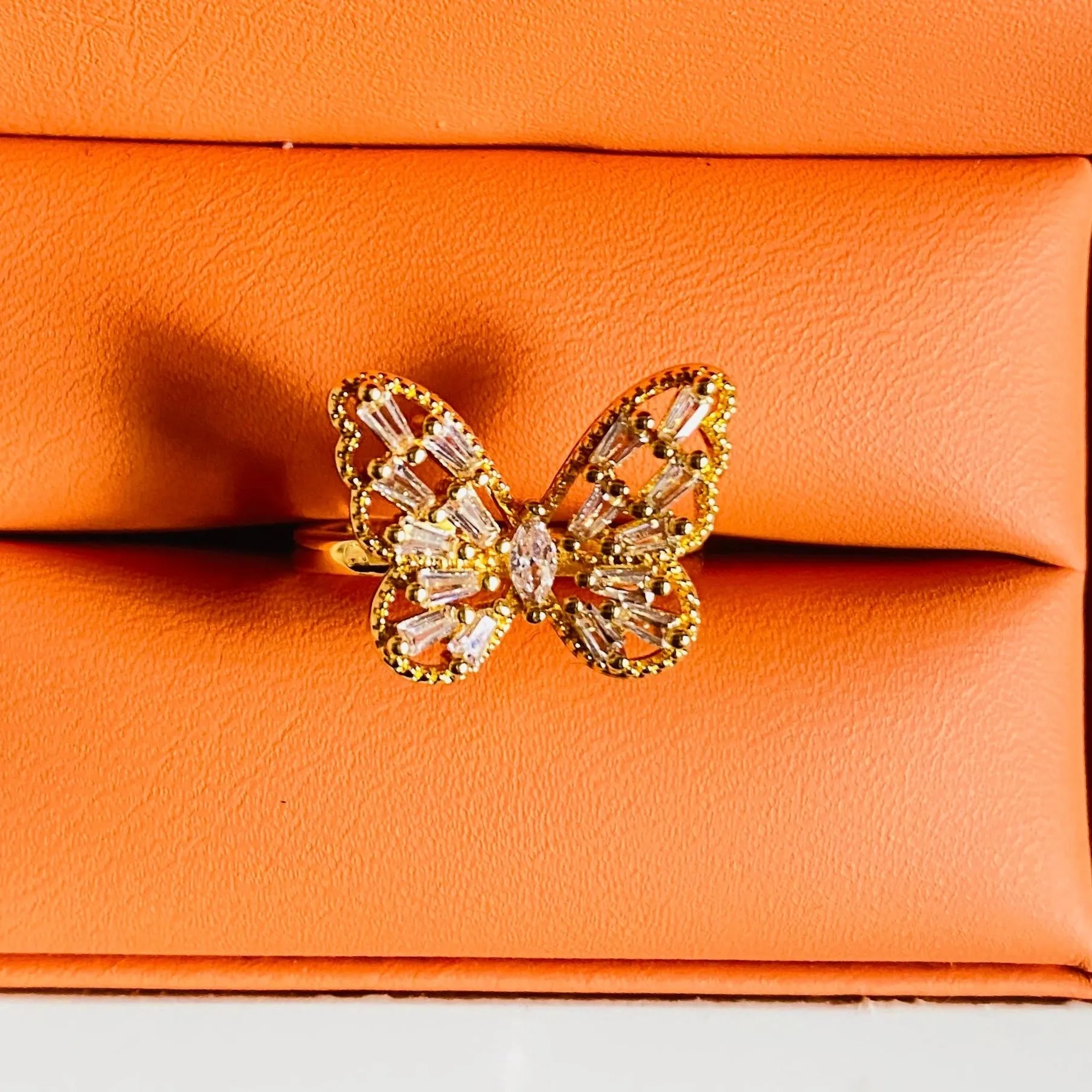 Adjustable Butterfly Ring 03