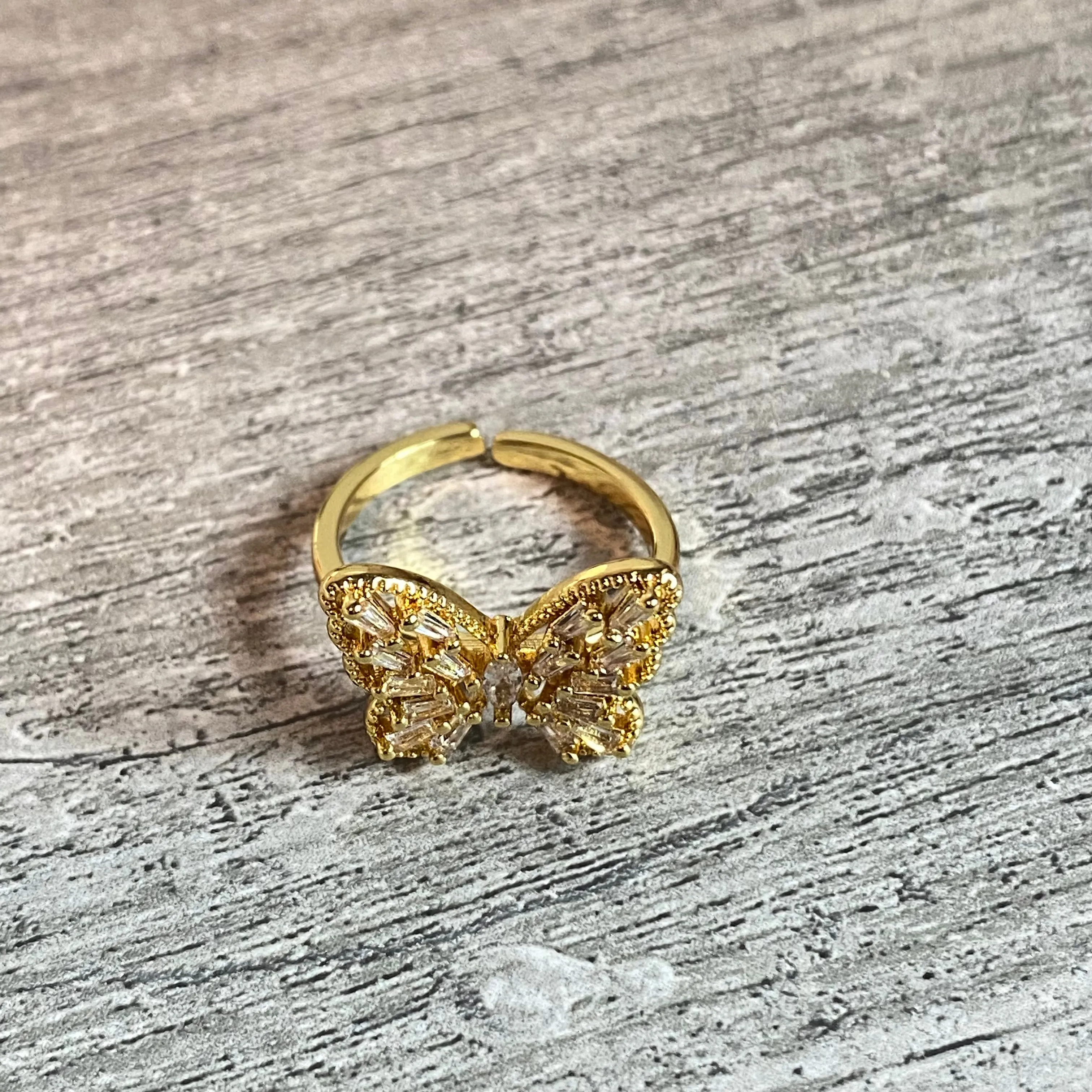 Adjustable Butterfly Ring 03