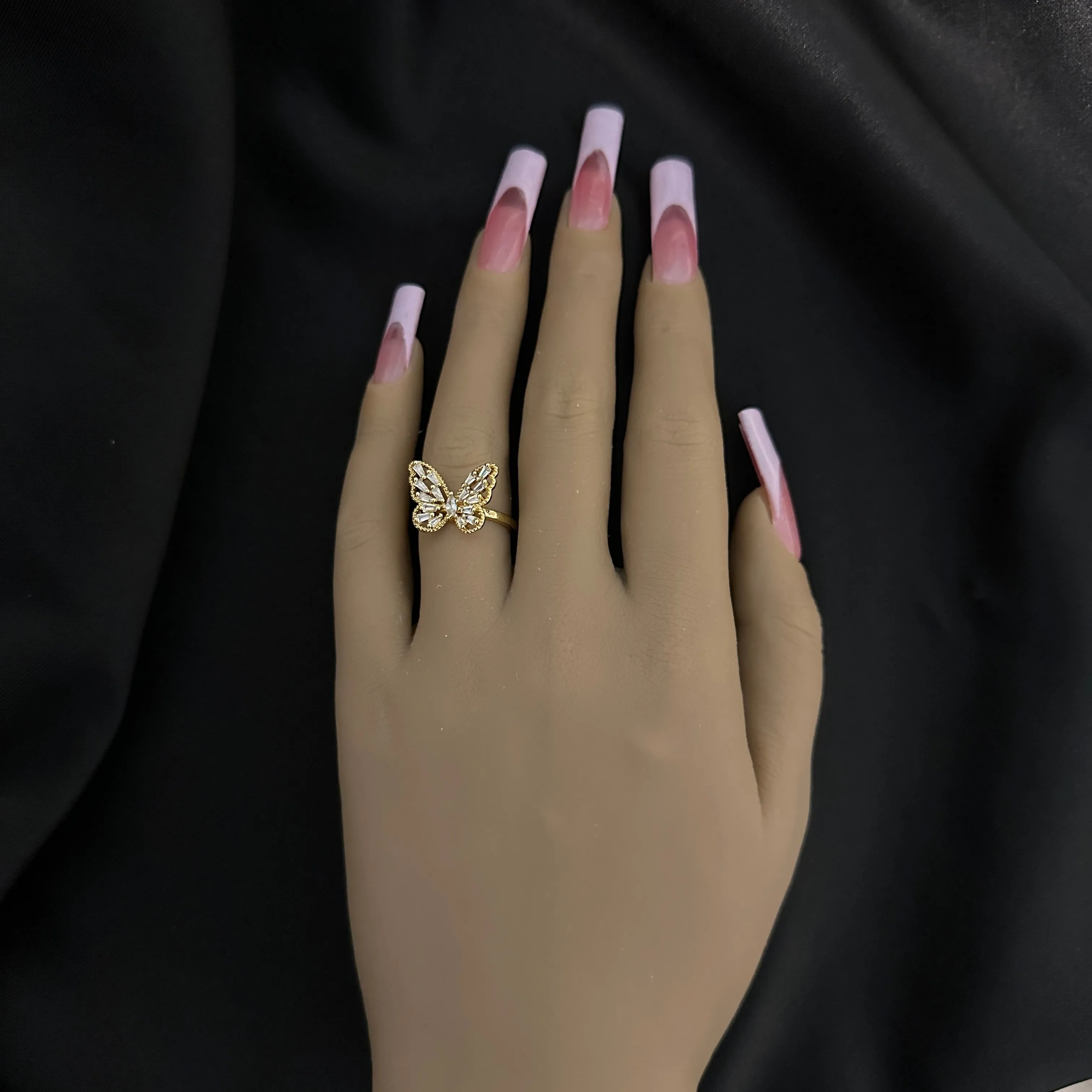 Adjustable Butterfly Ring 03