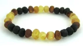 Adult Baltic Amber Bracelet - Multi