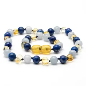 Amber Stone - Baltic Amber & Gemstone Necklace 19