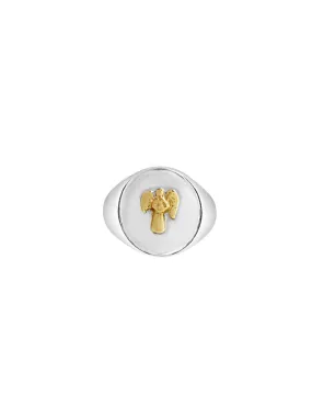 Angel Signet Ring