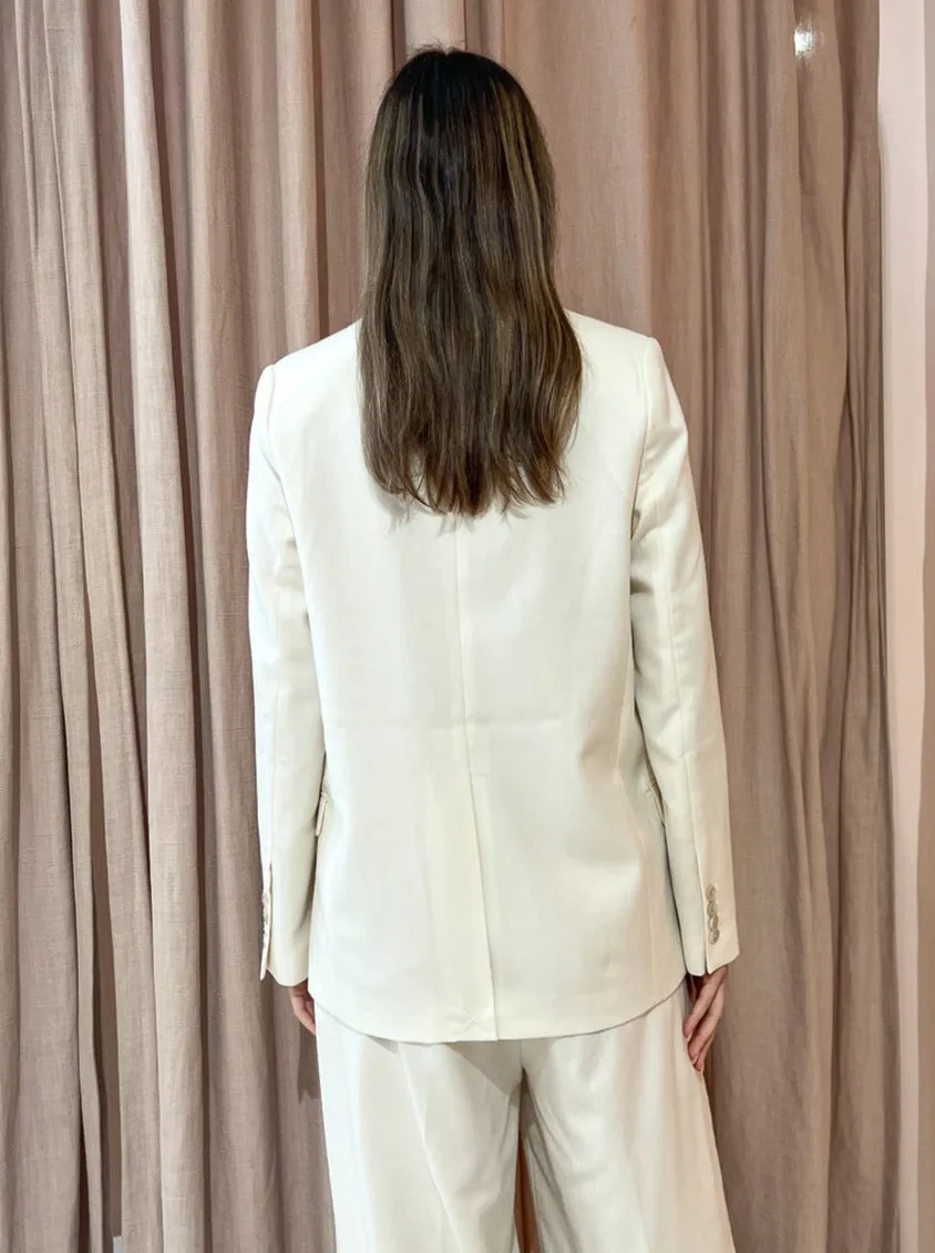Assembly Label Maeve Suit Blazer in Cream