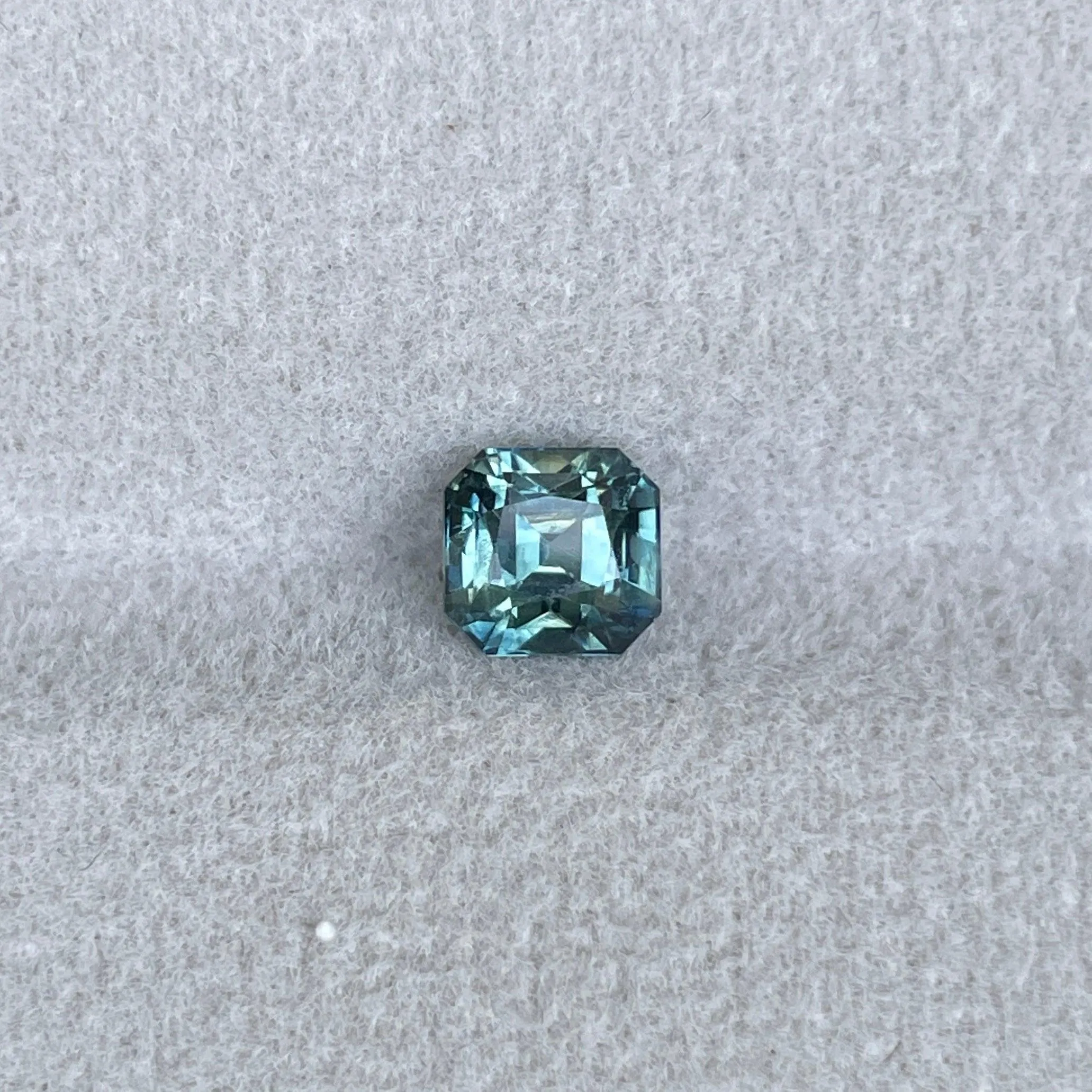 Blue-Green Sapphire From Madagascar 1.13 crt