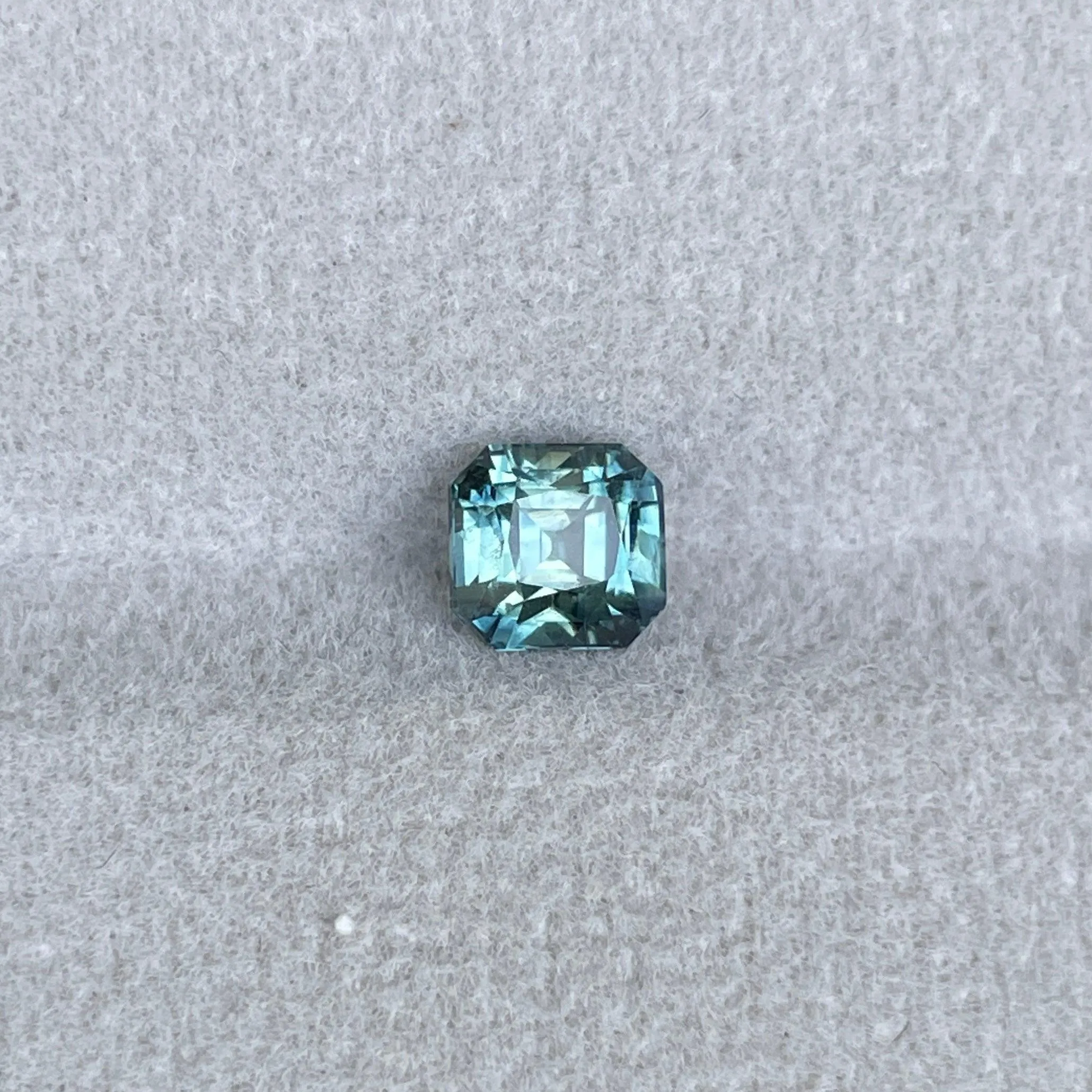 Blue-Green Sapphire From Madagascar 1.13 crt