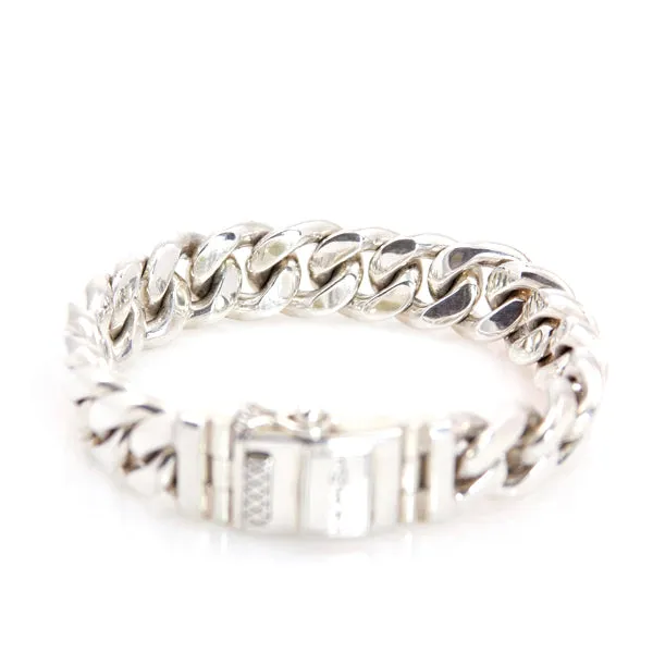 Bracelet - Chain Sterling Silver Mens/Unisex Classic Links