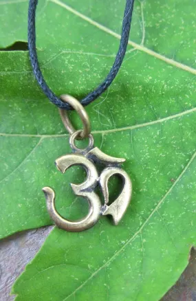 Brass Tibetan OM Pendant