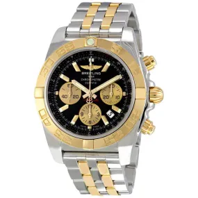 Breitling Chronomat 44 Black Stainless Steel Men's Watch CB011012-Q576TT cb011012/q576