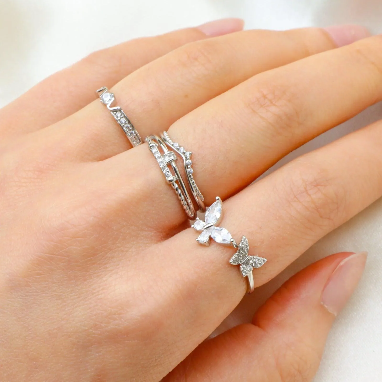 Butterfly Sisters Ring