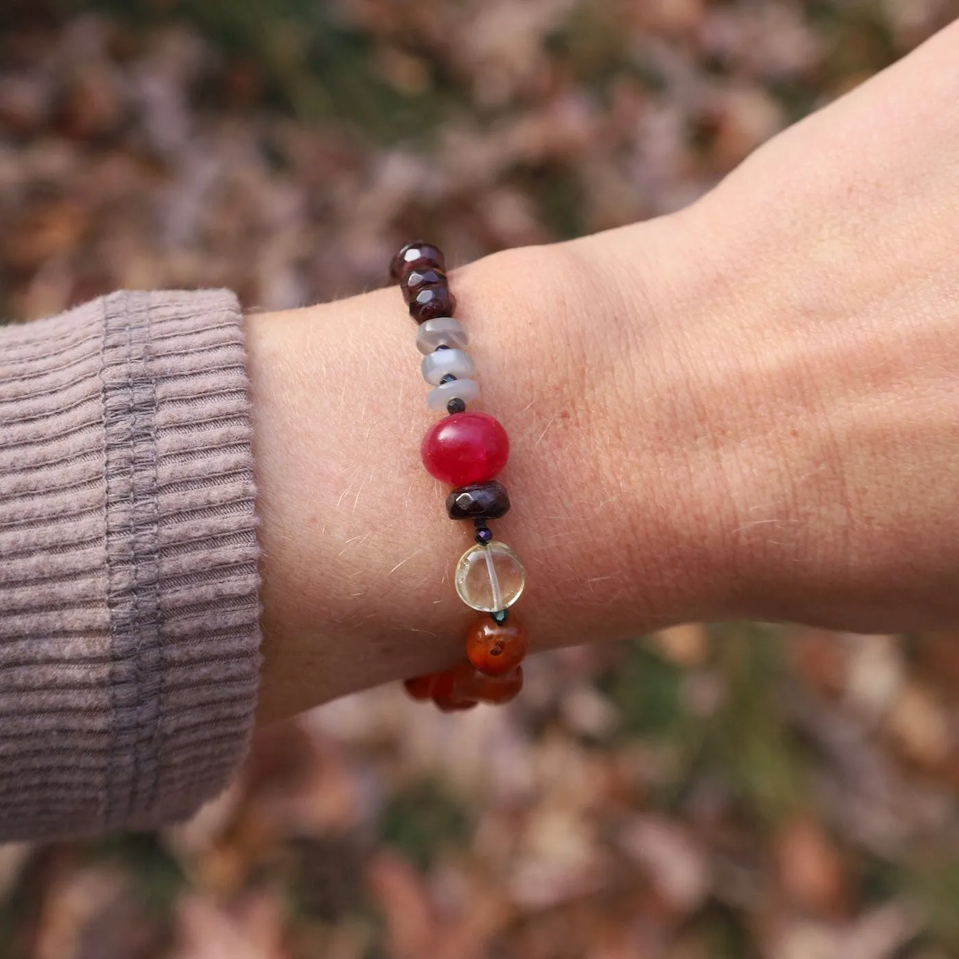 Carnelian Mix Bracelet