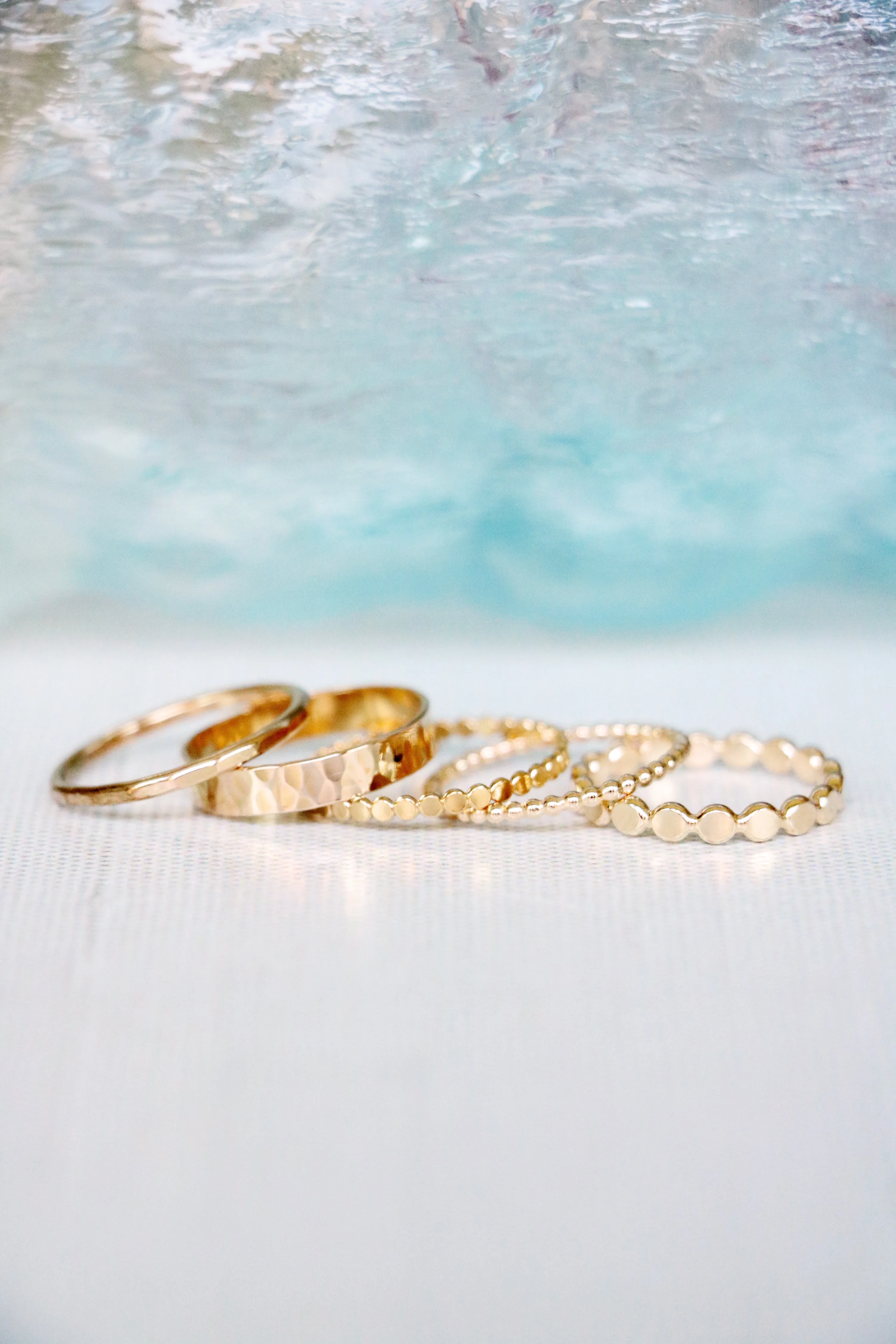 Cascade ring { silver   gold }