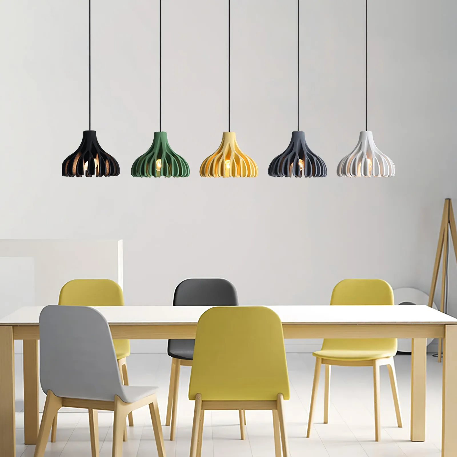 Coral Resin Pendant Lamp