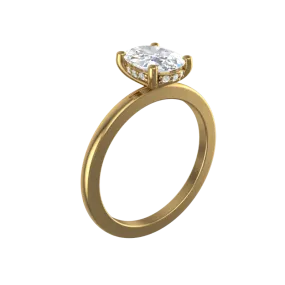 Cubic Zirconia Engagement Ring- Customer Designed Style 7929