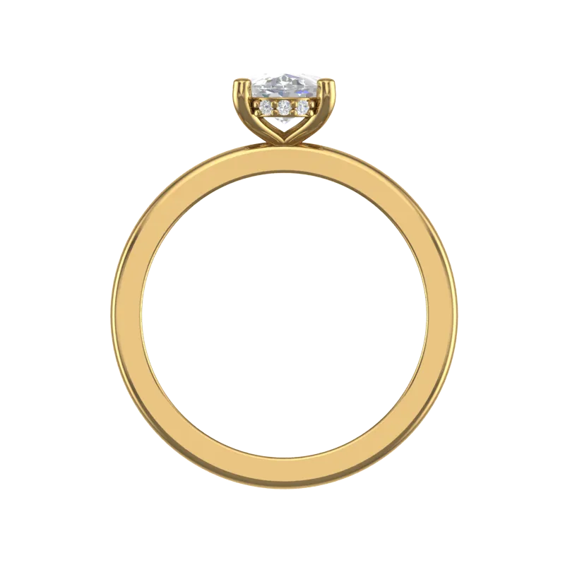 Cubic Zirconia Engagement Ring- Customer Designed Style 7929