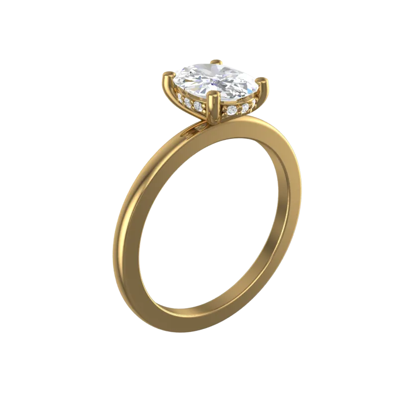 Cubic Zirconia Engagement Ring- Customer Designed Style 7929