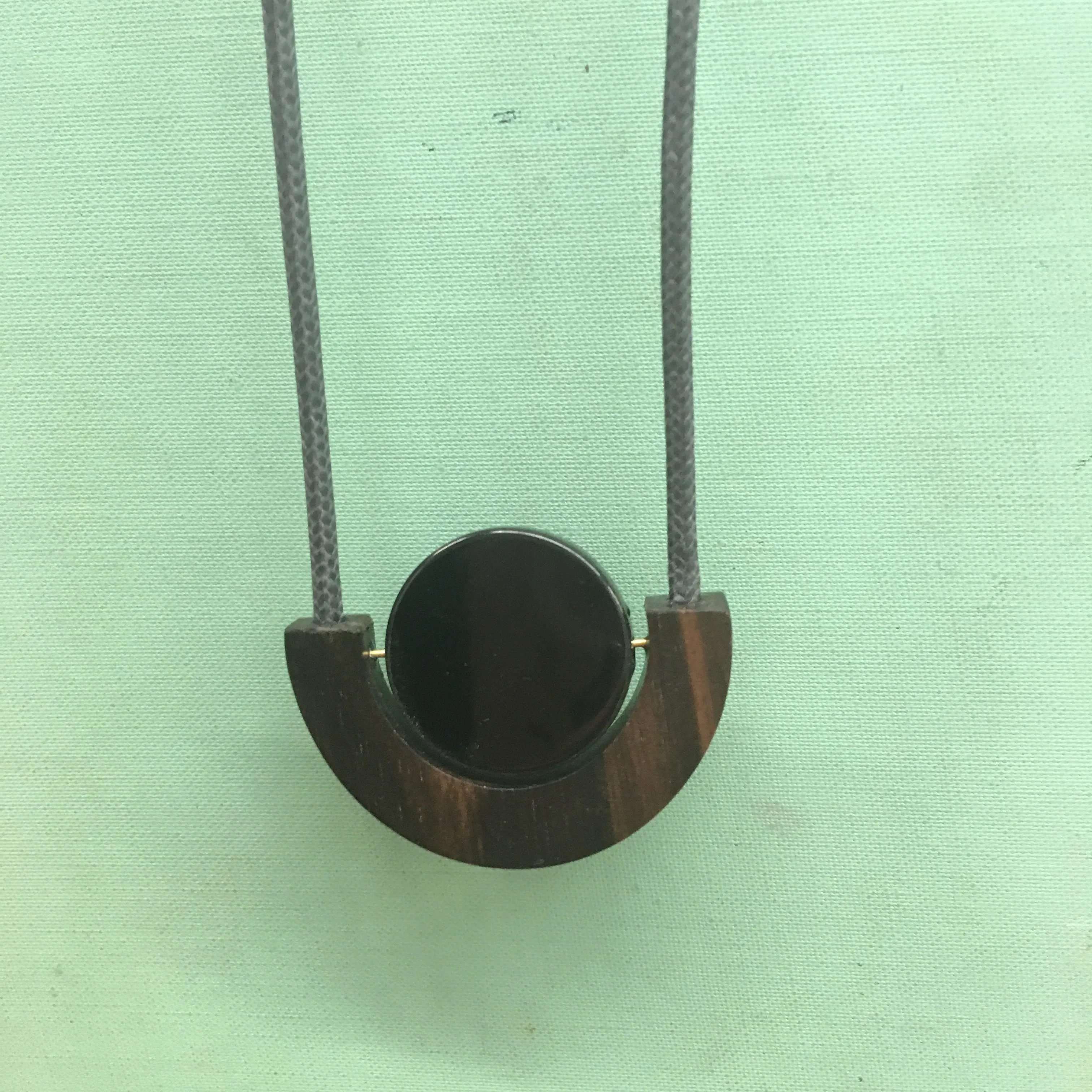 Dark Side of the Moon Necklace by SewaSong