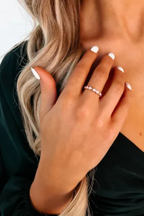 Don't Miss A Beat Delicate Ring (Pink)