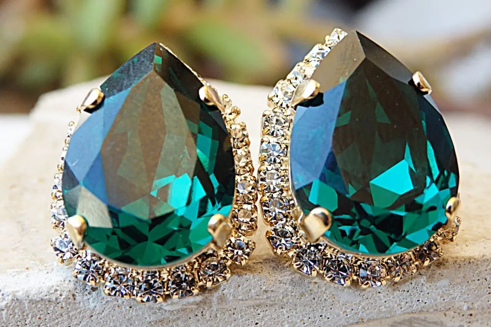 Emerald Rebeka  Crystal ring