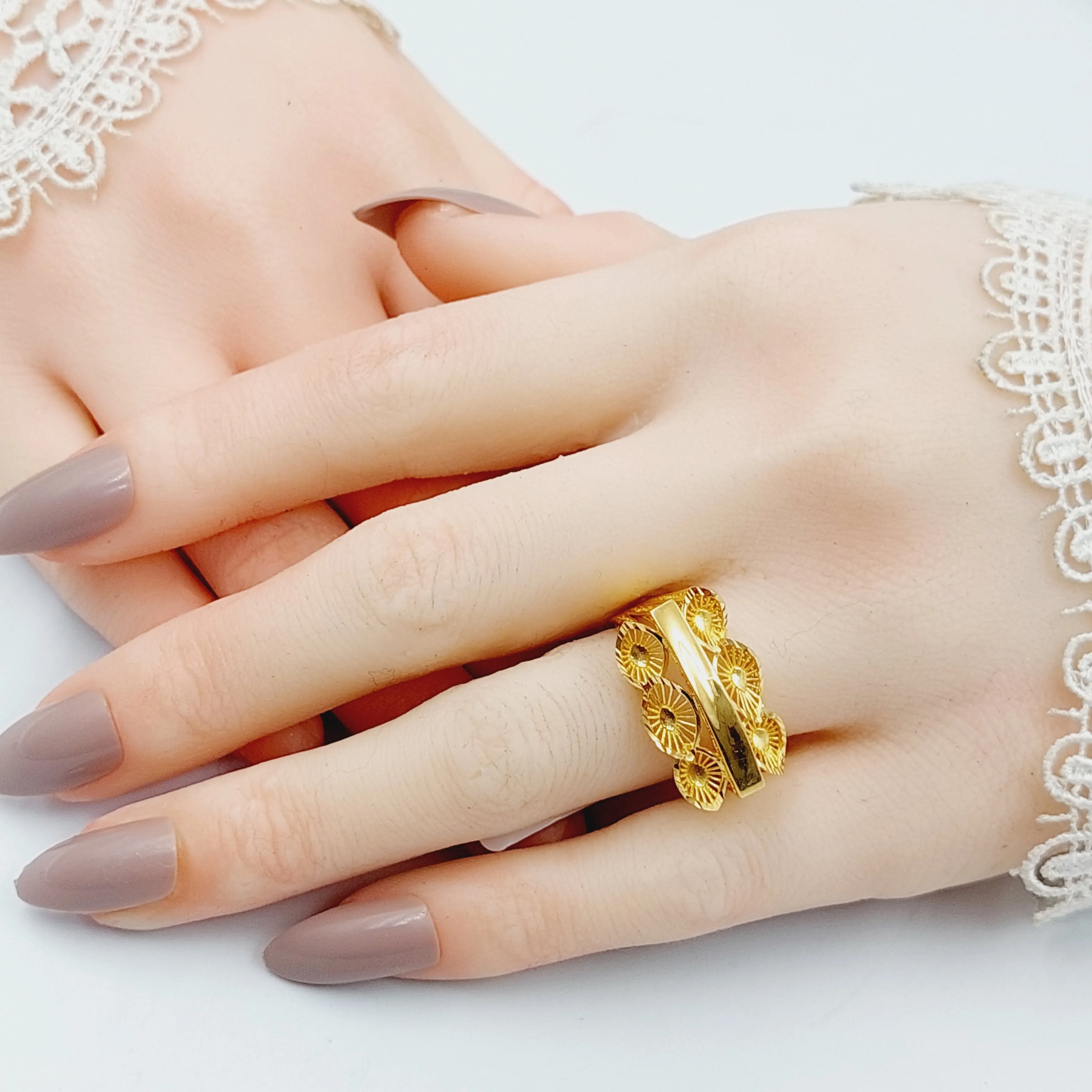Engraved Tears Ring