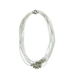 EVELYN Bracelet /Choker necklace - Grey blue