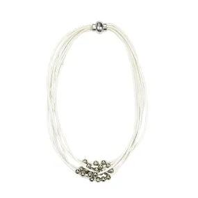 EVELYN -Bracelet /Choker necklace - White