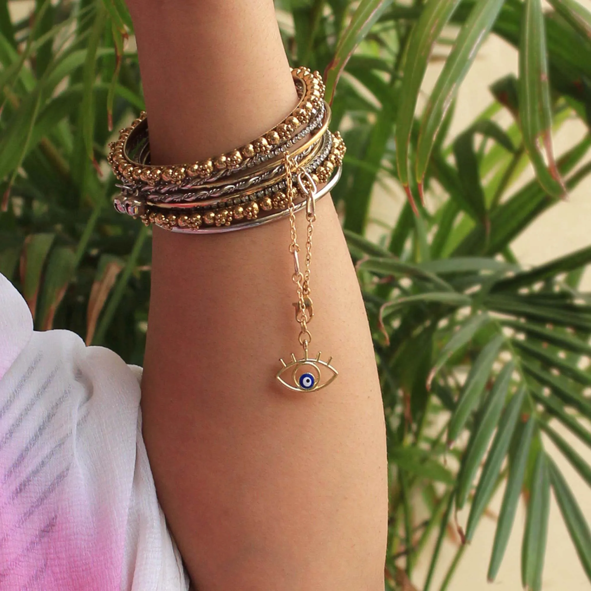 Evil Eye Watch Charm - Abhika Creations