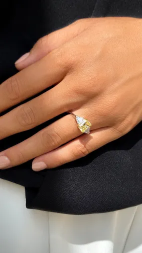 Farrah Canary Radiant Ring
