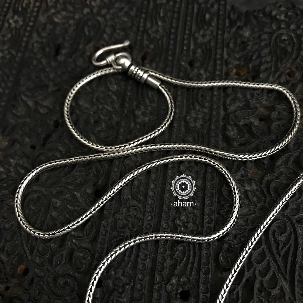 Fox Silver Chain 26 Inches | 2.2 mm