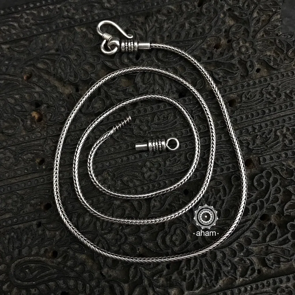 Fox Silver Chain 26 Inches | 2.2 mm