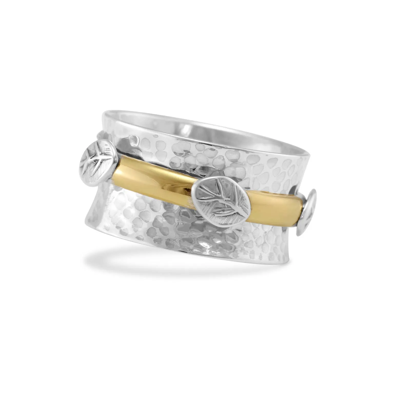 Gaia Leafy Spinning Ring