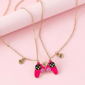 Gamer Remote BFF Necklaces 2 in 1