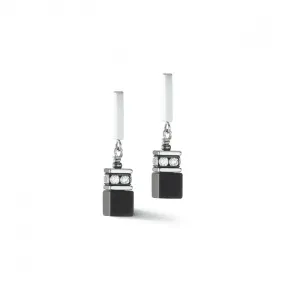 GeoCUBE® Iconic Precious Onyx Crystal-Black Earrings 4018/21-1318