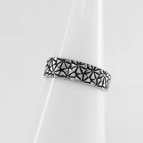 Geometric Circle Toe Ring