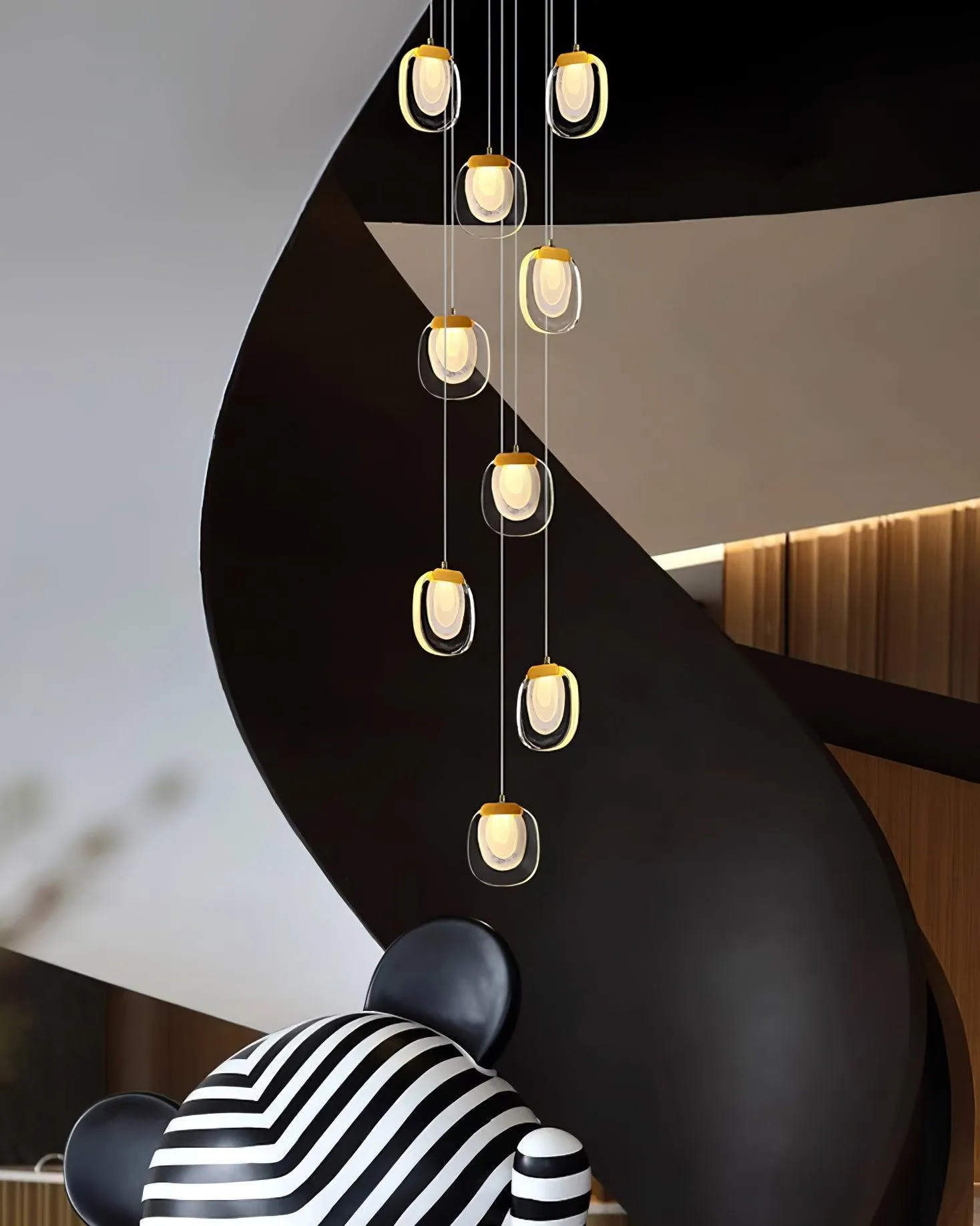 Glass Ripples Pendant Lamp