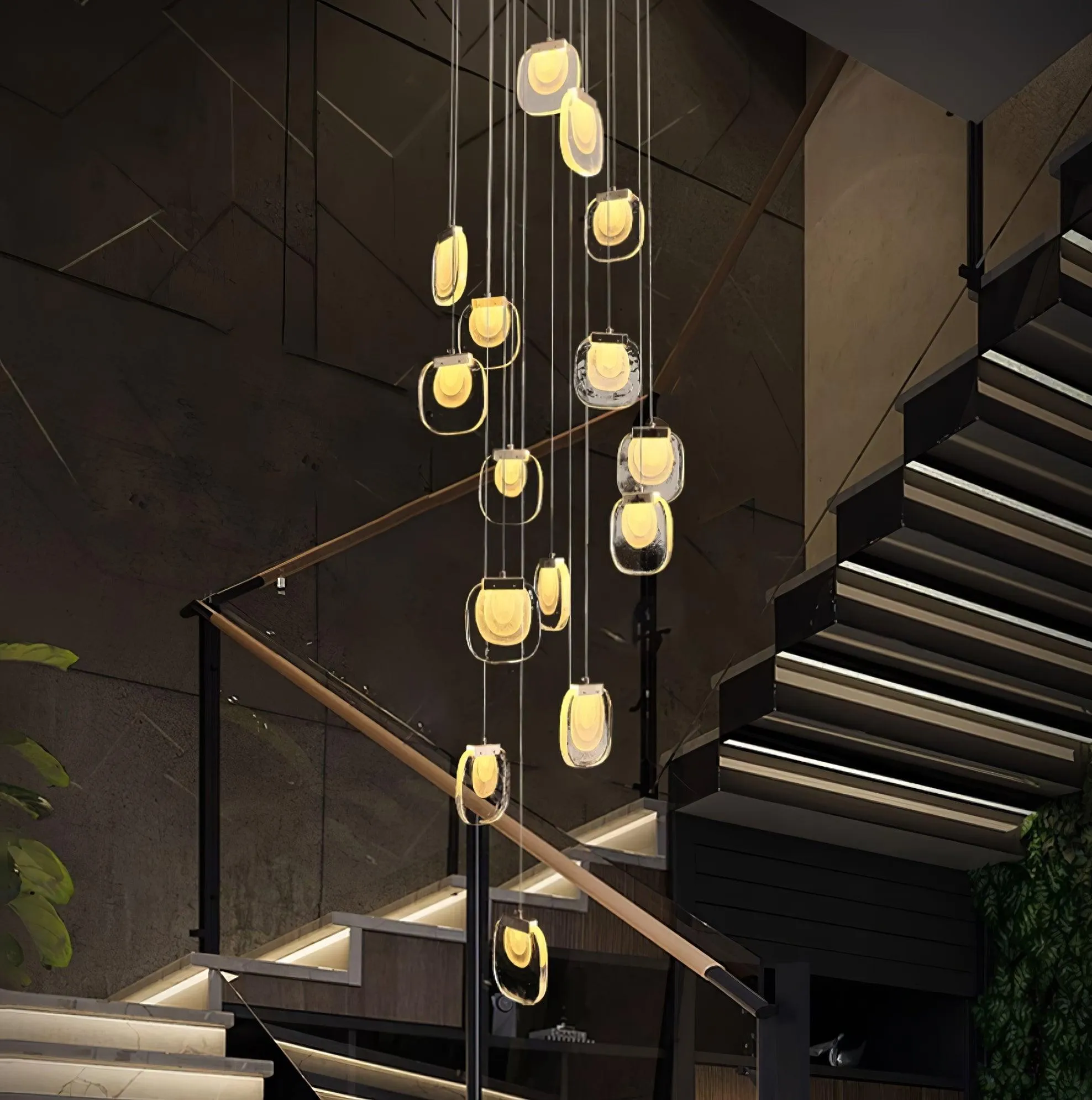 Glass Ripples Pendant Lamp