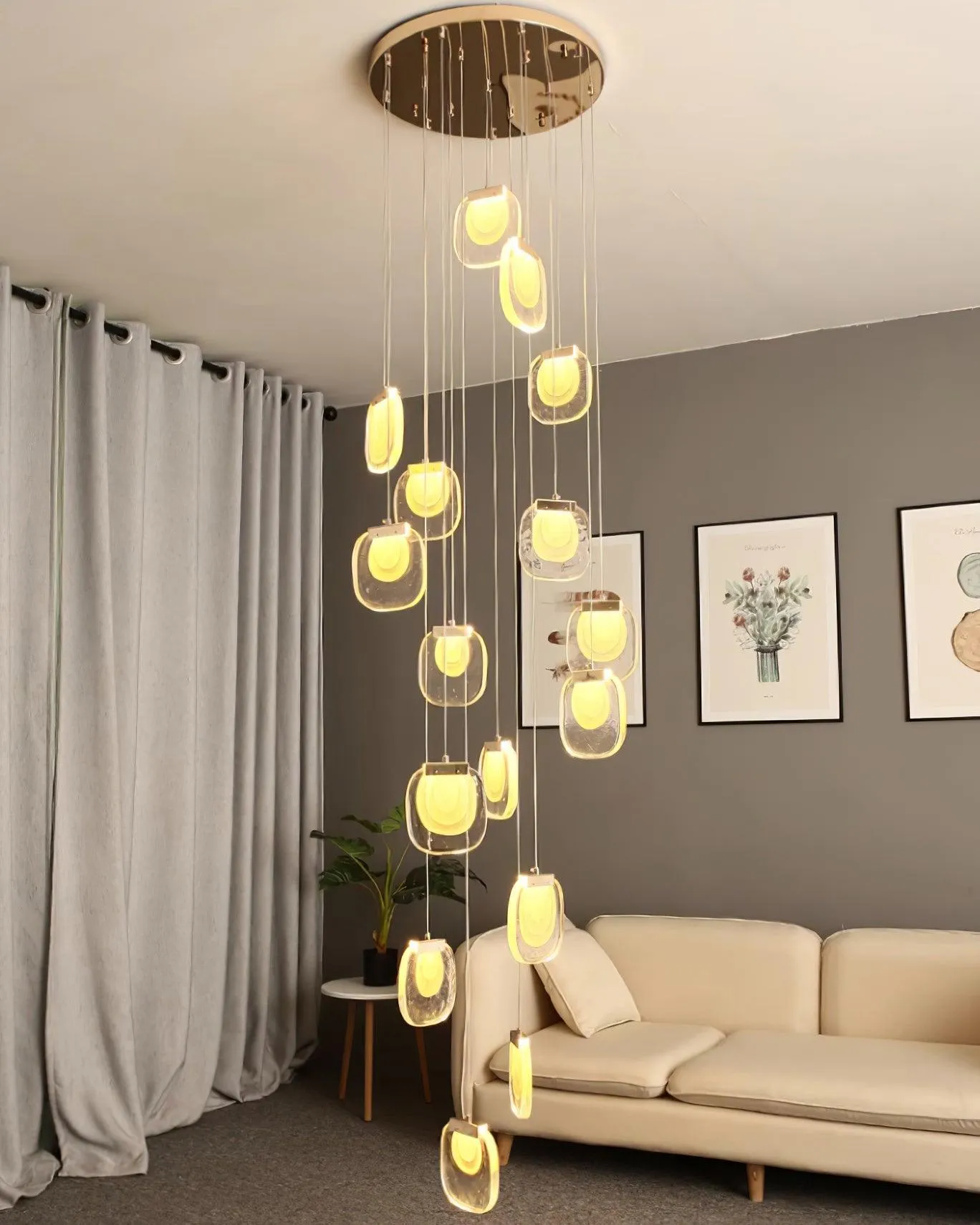 Glass Ripples Pendant Lamp