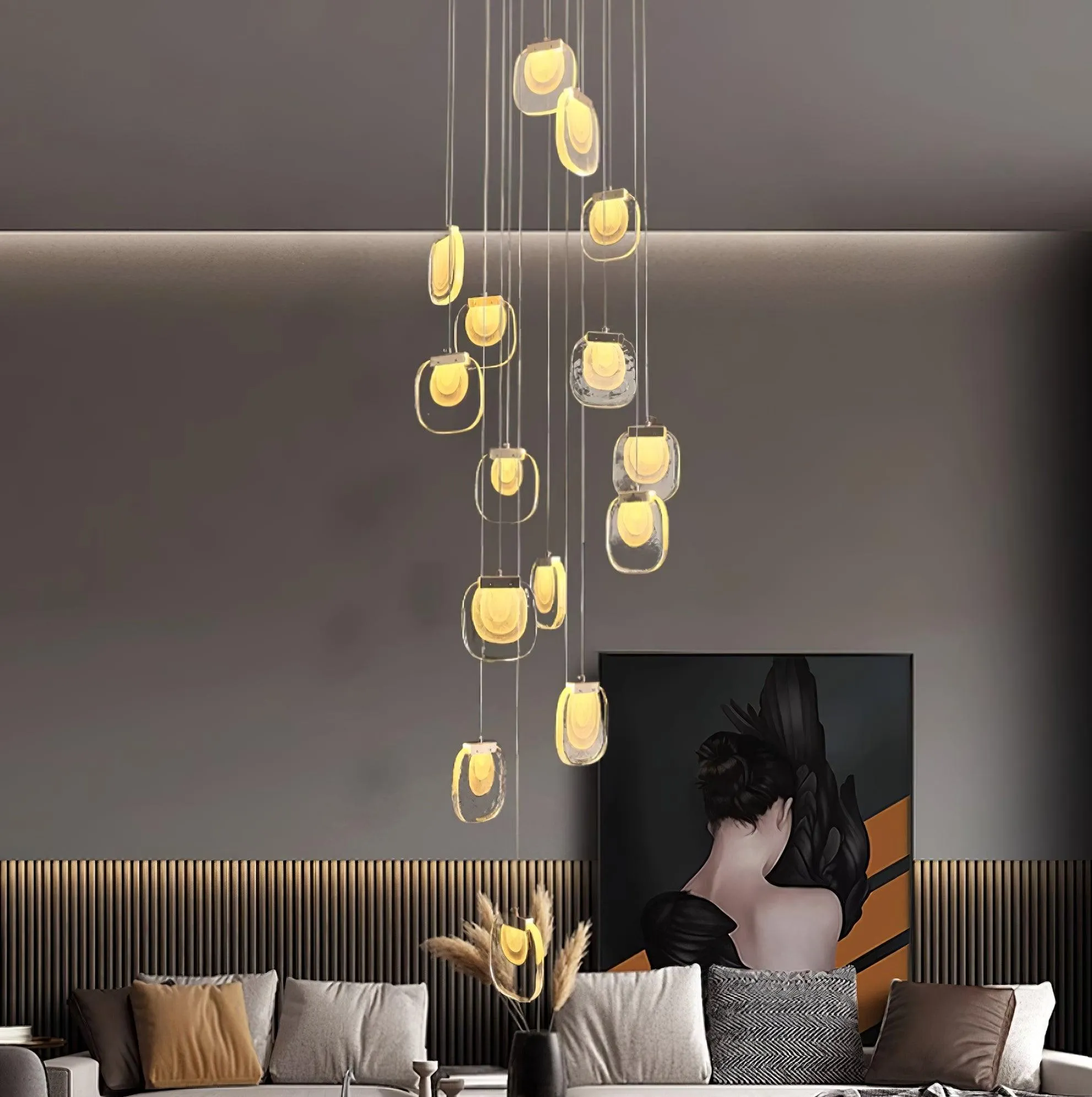 Glass Ripples Pendant Lamp