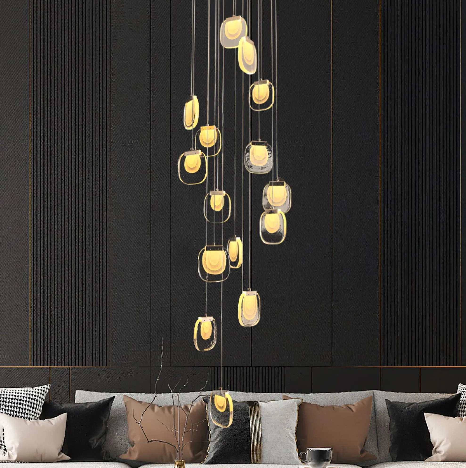 Glass Ripples Pendant Lamp