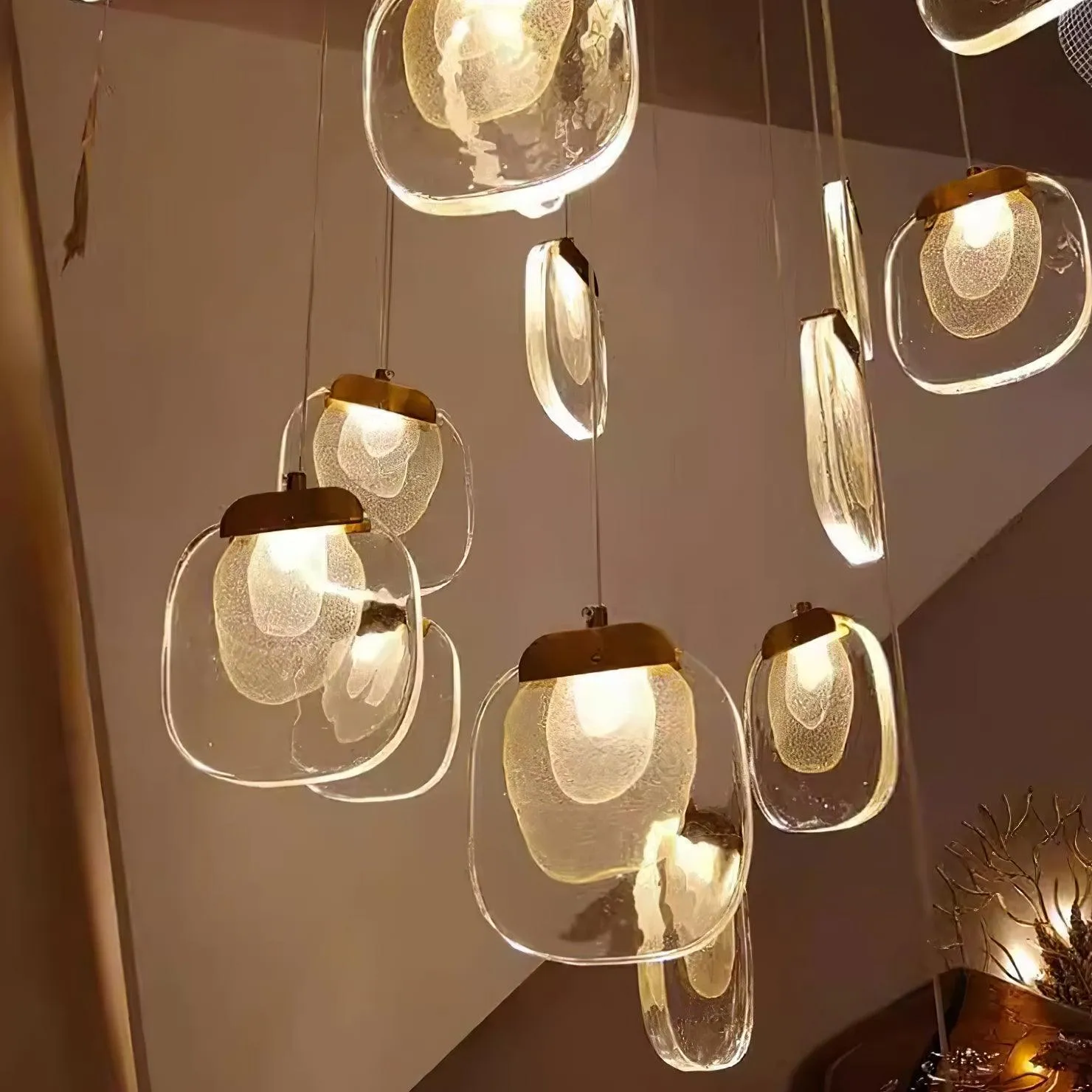 Glass Ripples Pendant Lamp