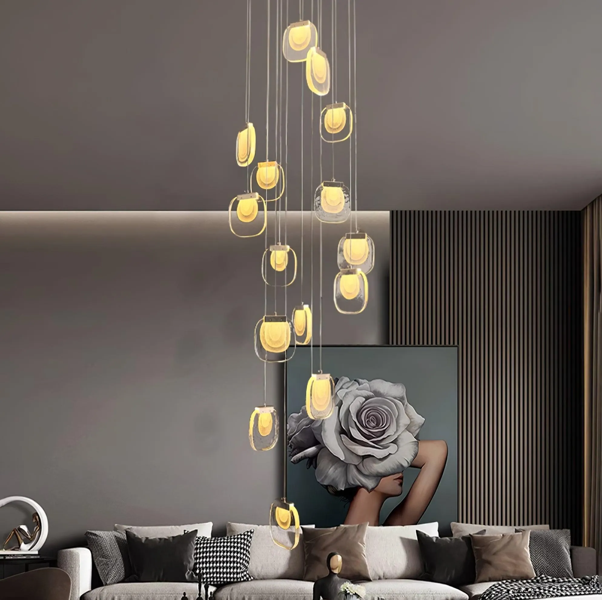 Glass Ripples Pendant Lamp