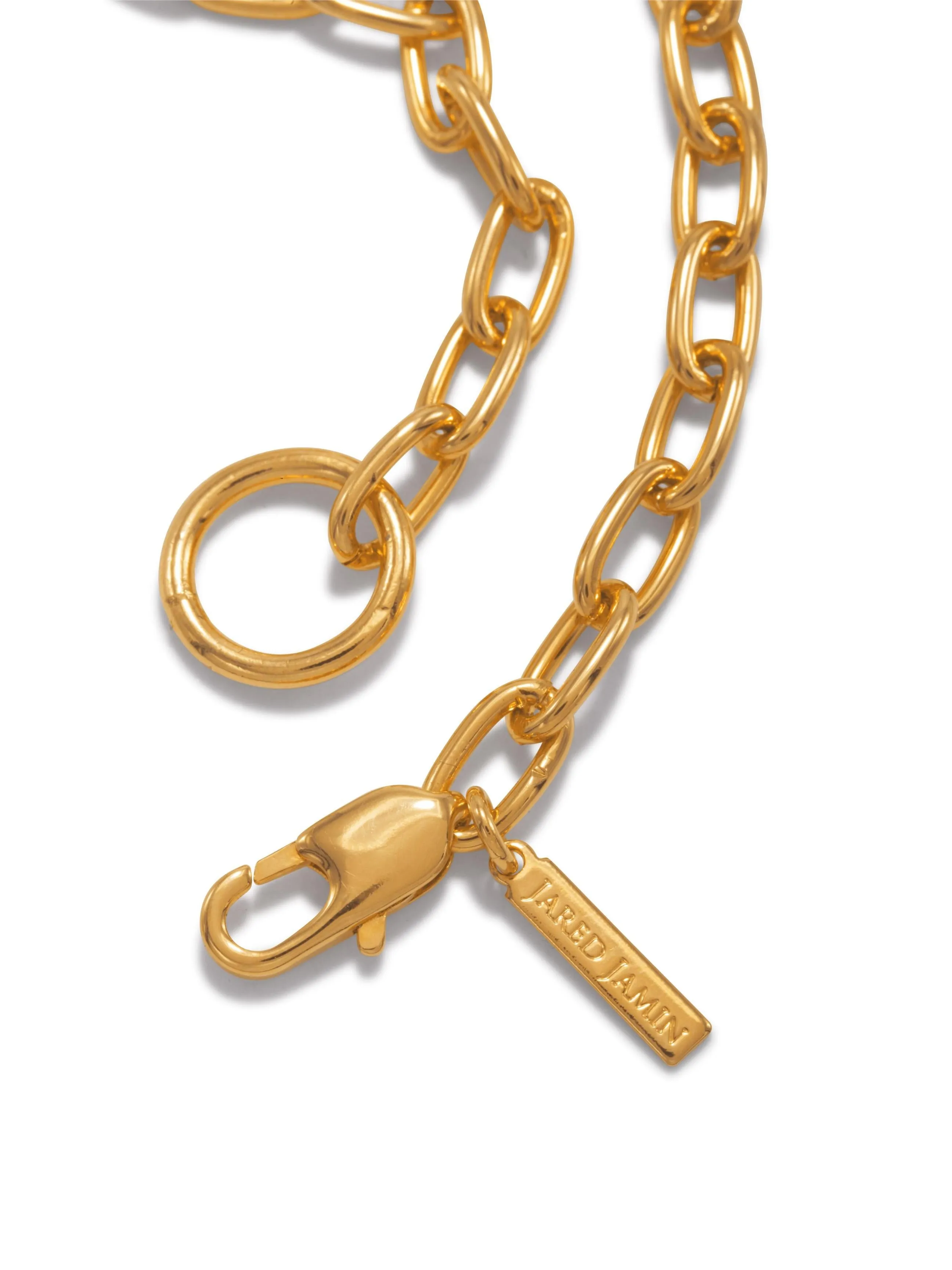 Gold Chain Reaction Bracelet